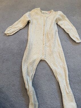 Zara baby Cream Knit one piece romper